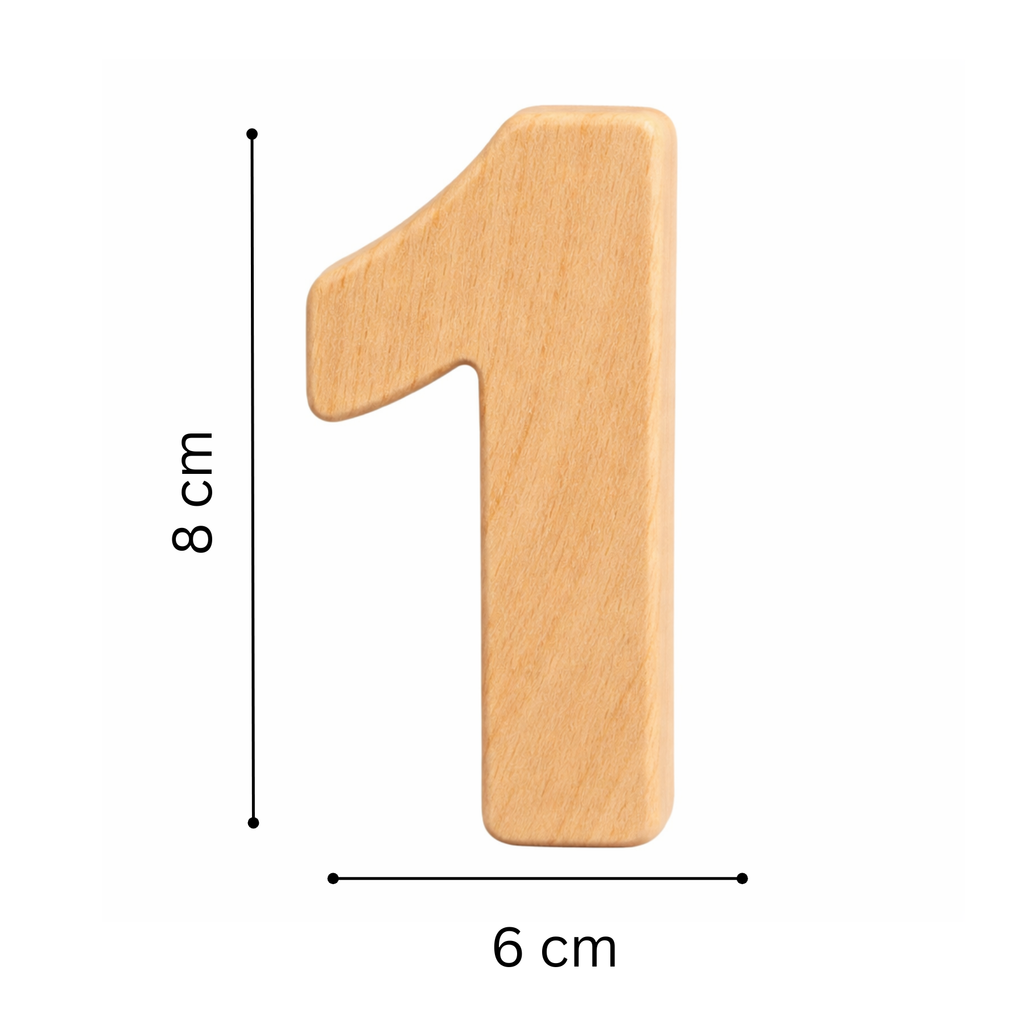 Wooden Numbers Learning Set