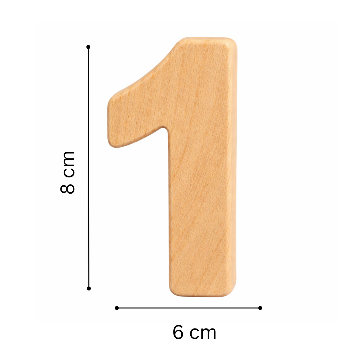 Wooden Numbers Learning Set