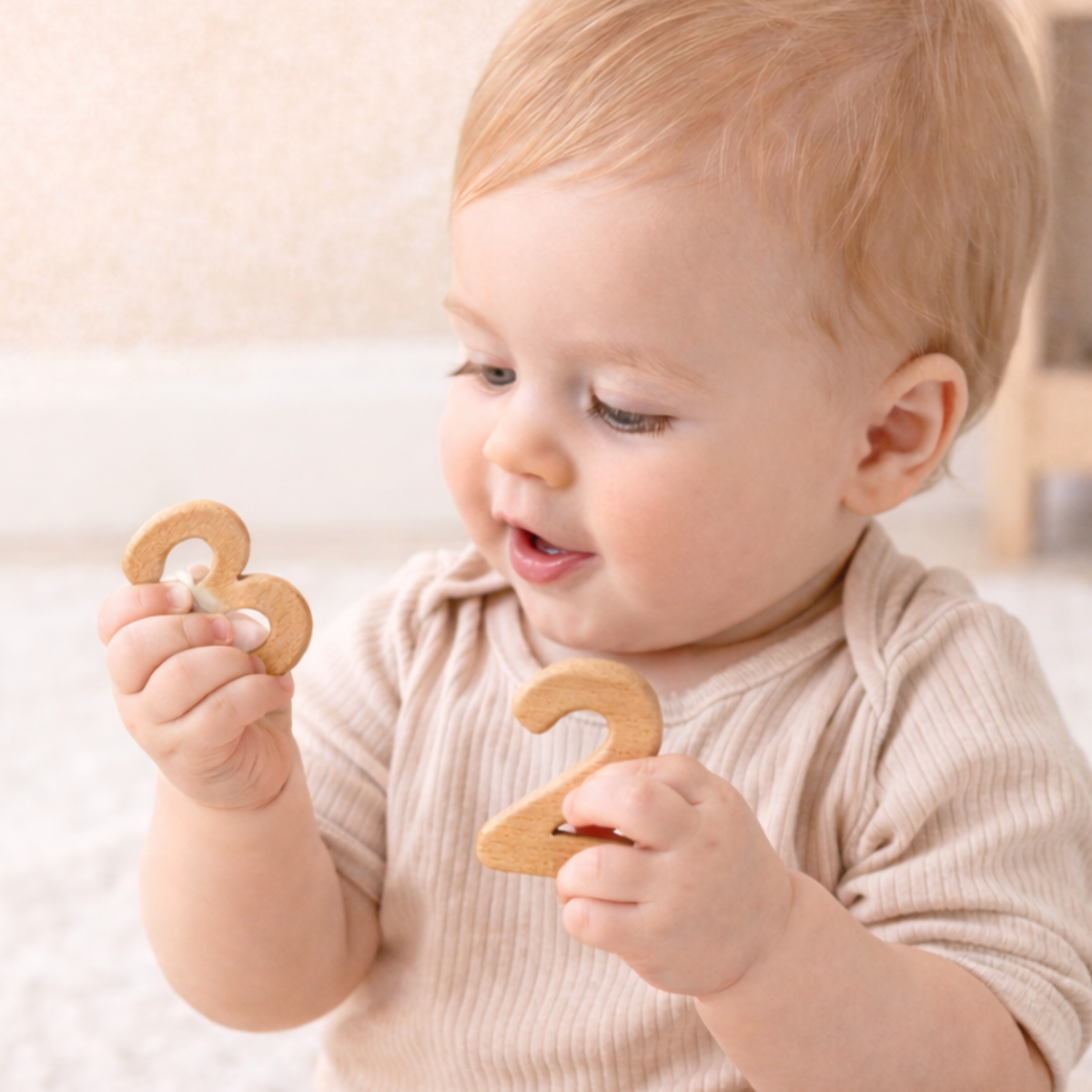 Wooden Numbers Learning Set