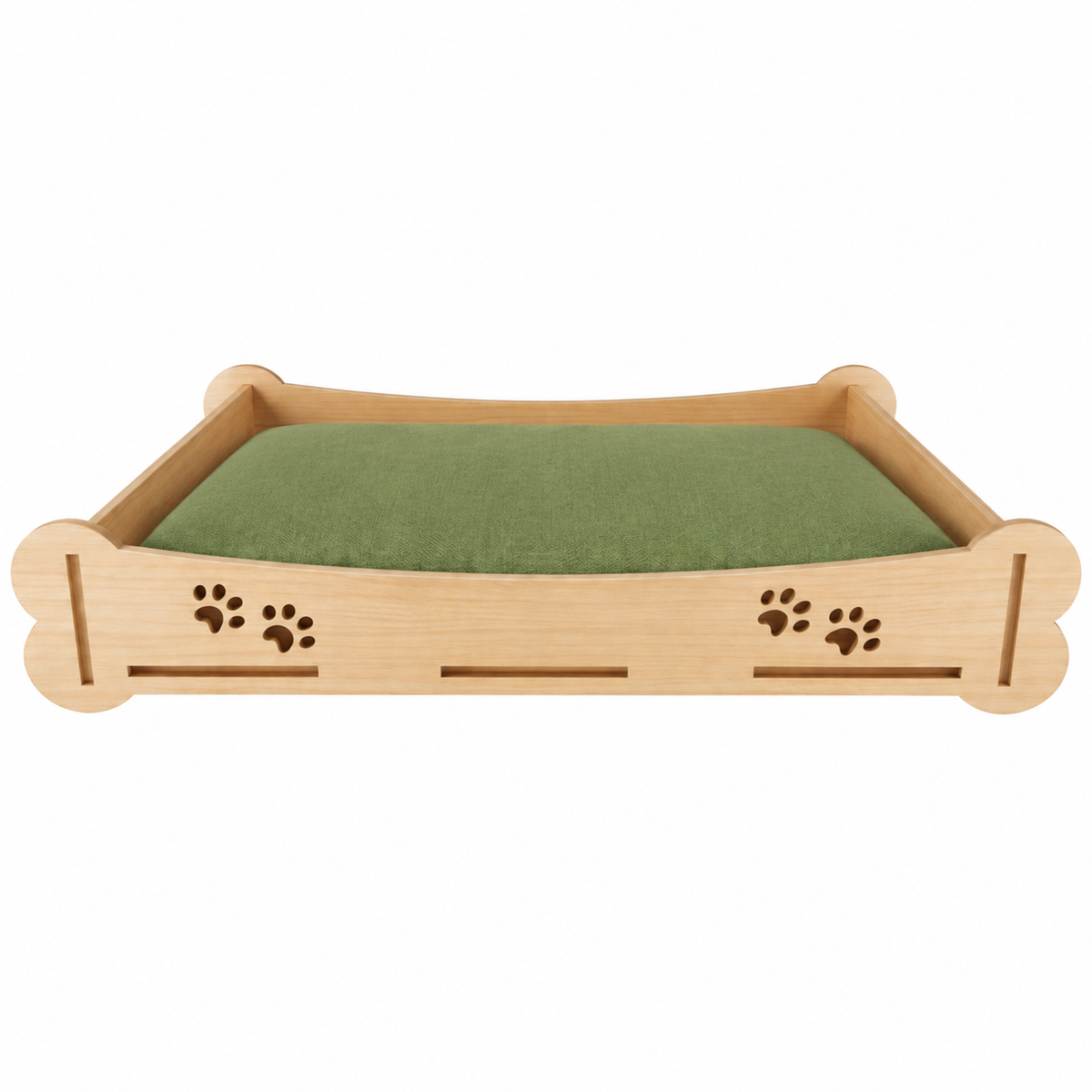 Pine Wood Dog Bed