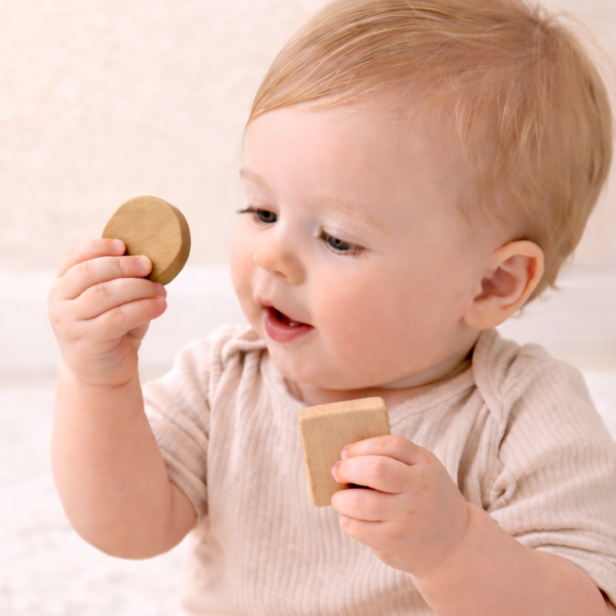 Wooden Geometric Shapes Learning Set
