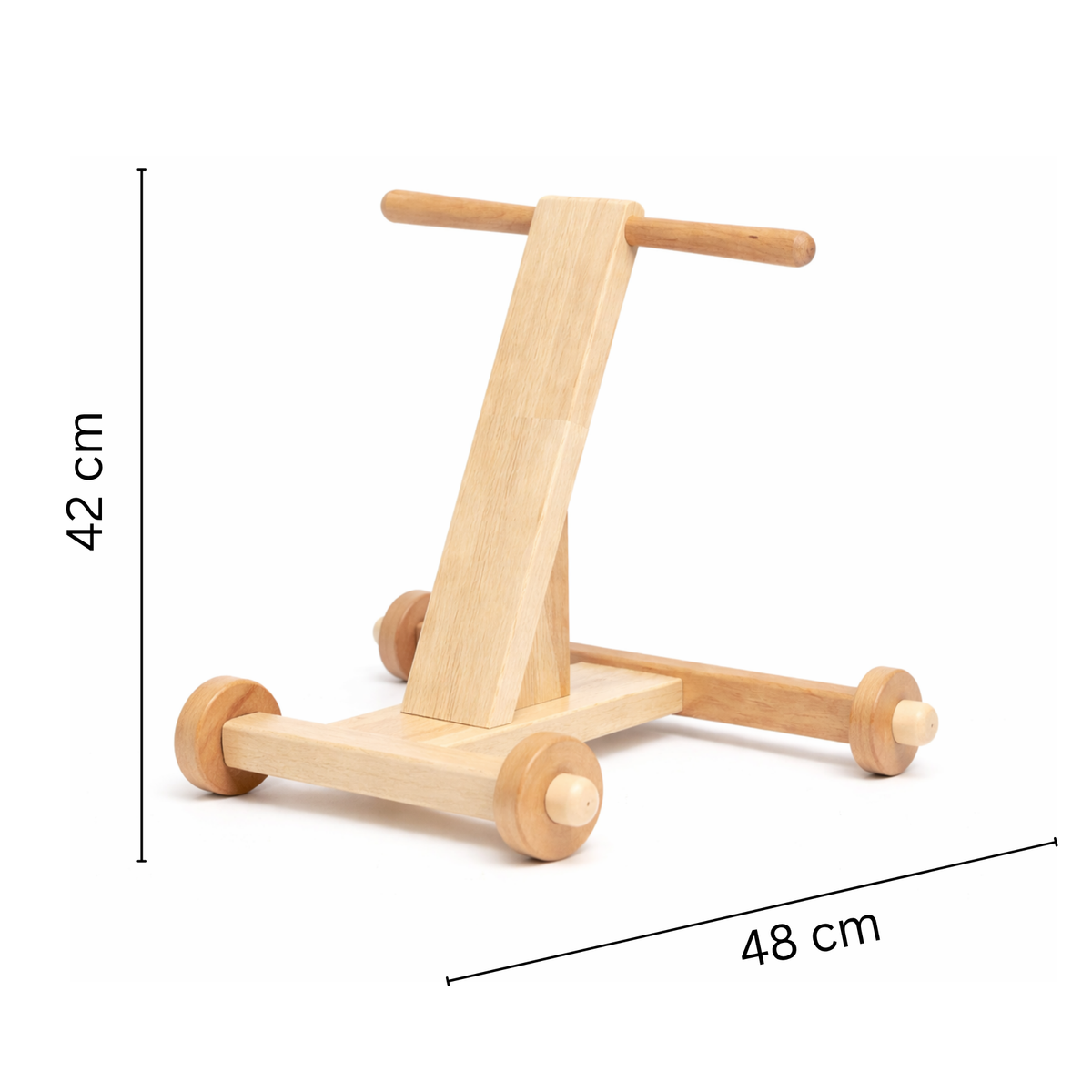Natural Wood First Steps Walker by Woodling
