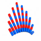 Montessori Number Rods (Red and Blue)