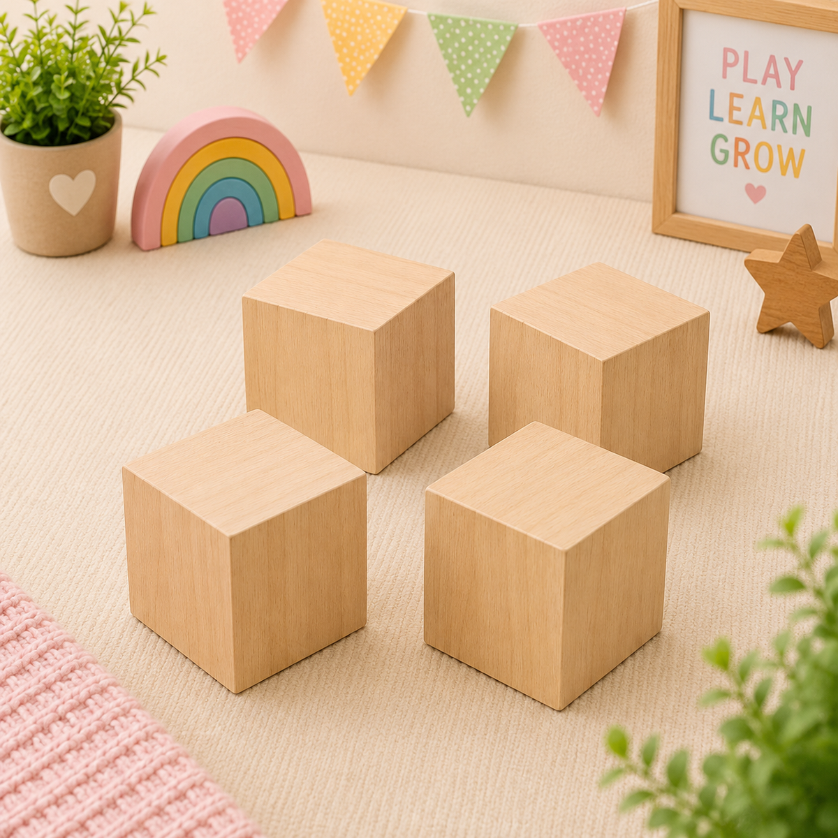 4-Pack Wood Carving Blocks - Wooding