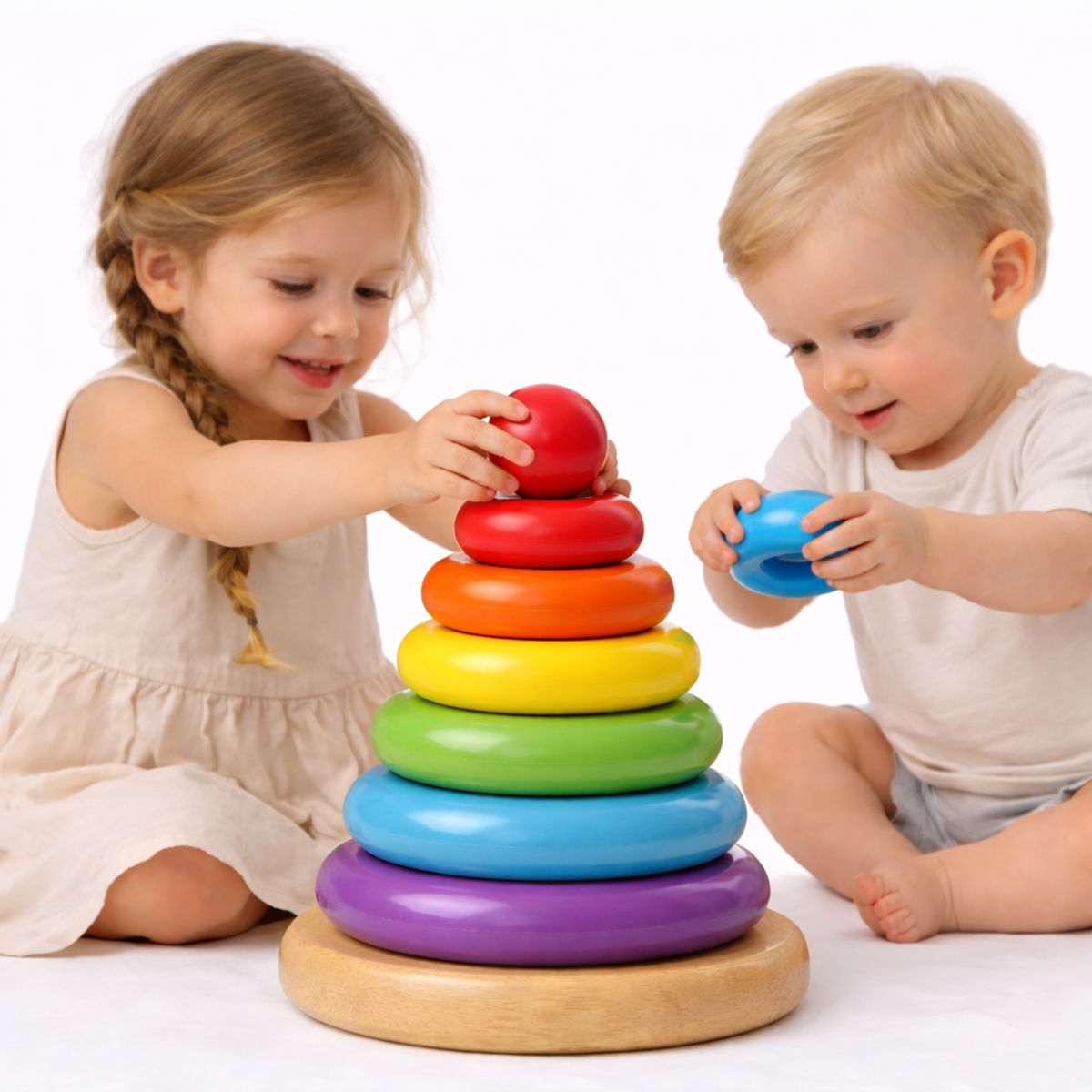 Wooden Ring Stacker