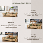 Pine Wood Dog Bed