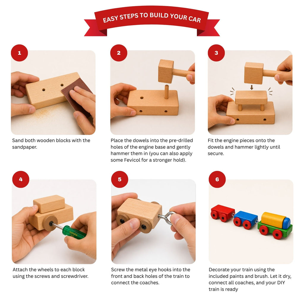 DIY Wooden Training Kit for kids by Woodling
