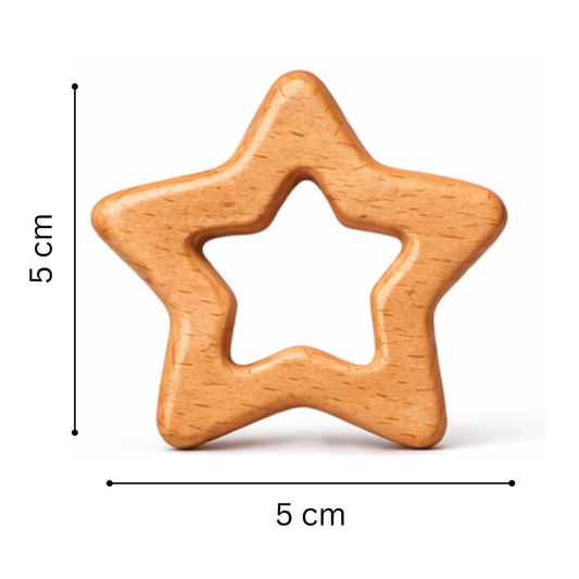 Wooden Baby Teether (set of 4)