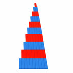 Montessori Number Rods (Red and Blue)