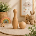 Bowling Pins and Ball