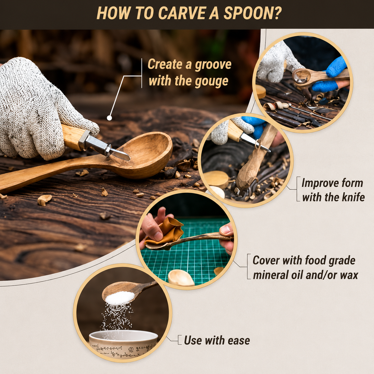 Unfinished Wooden Spoon