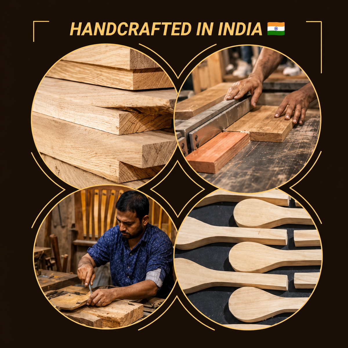 Unfinished Wooden Spoon