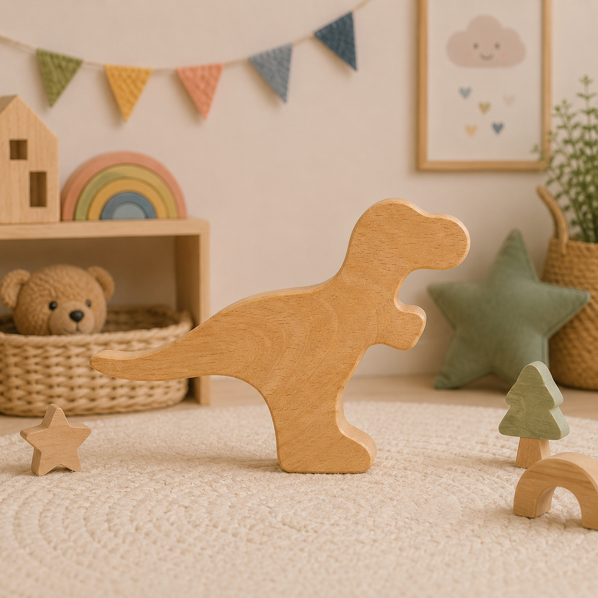 Dinosaur Shapes - Wooding