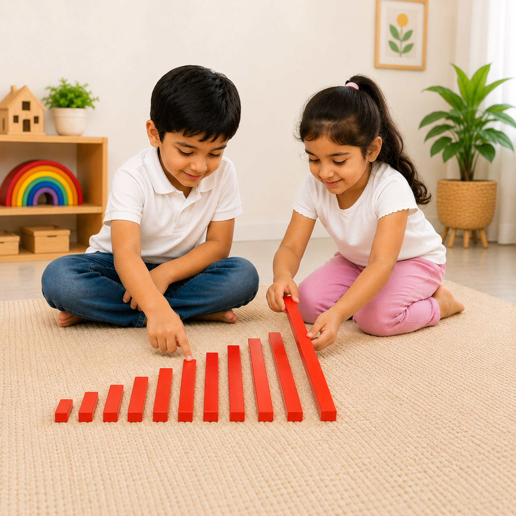 Montessori Rods