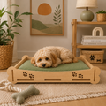 Pine Wood Dog Bed