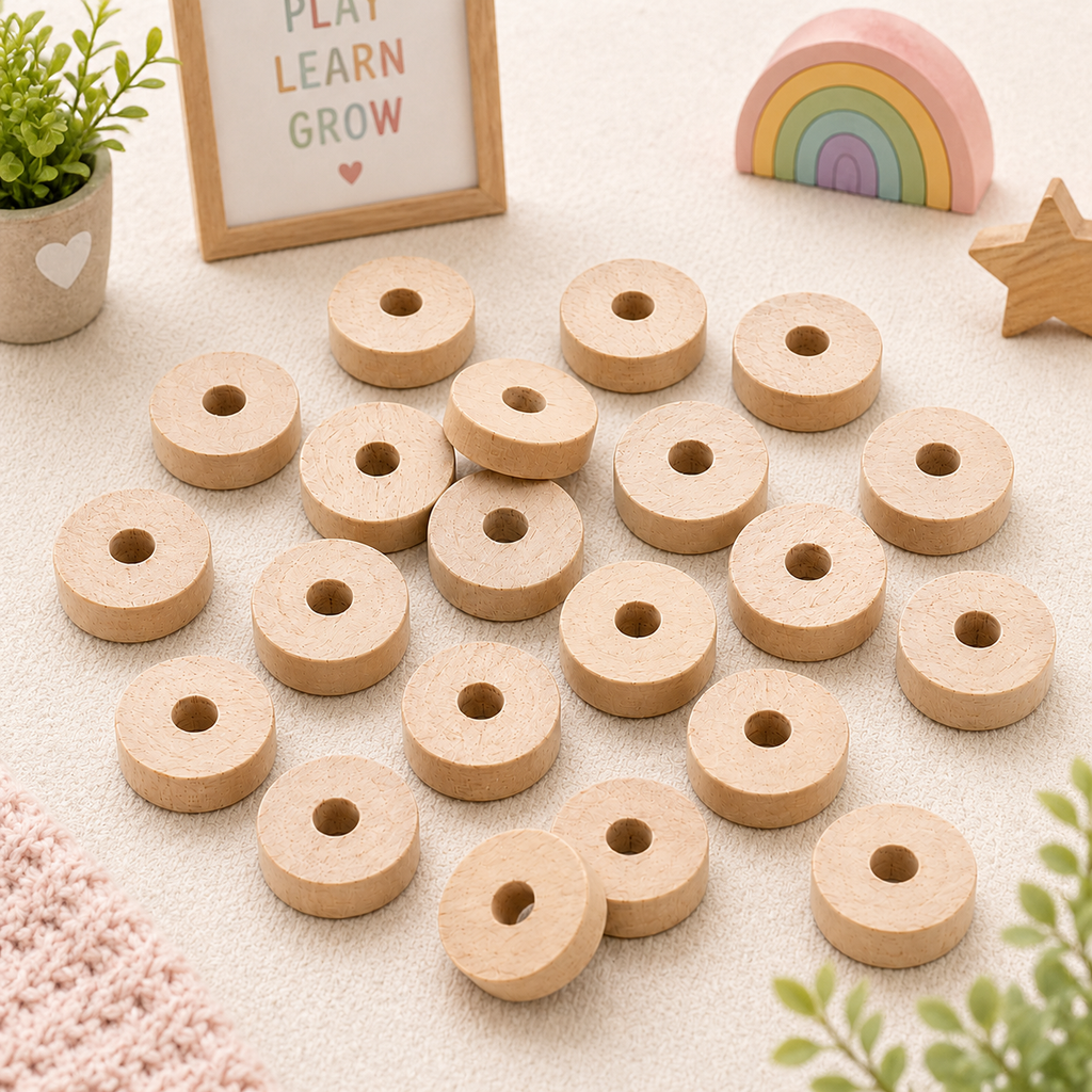 Pine Wood Wheels - Wooding