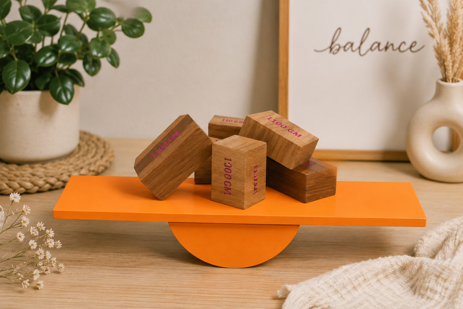 See Saw Balance - Wooding