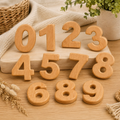 Set of wooden Numbers
