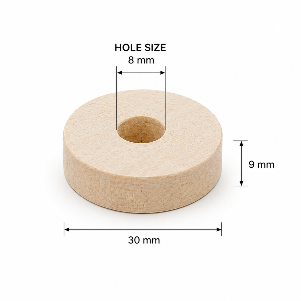 Pine Wood Wheels