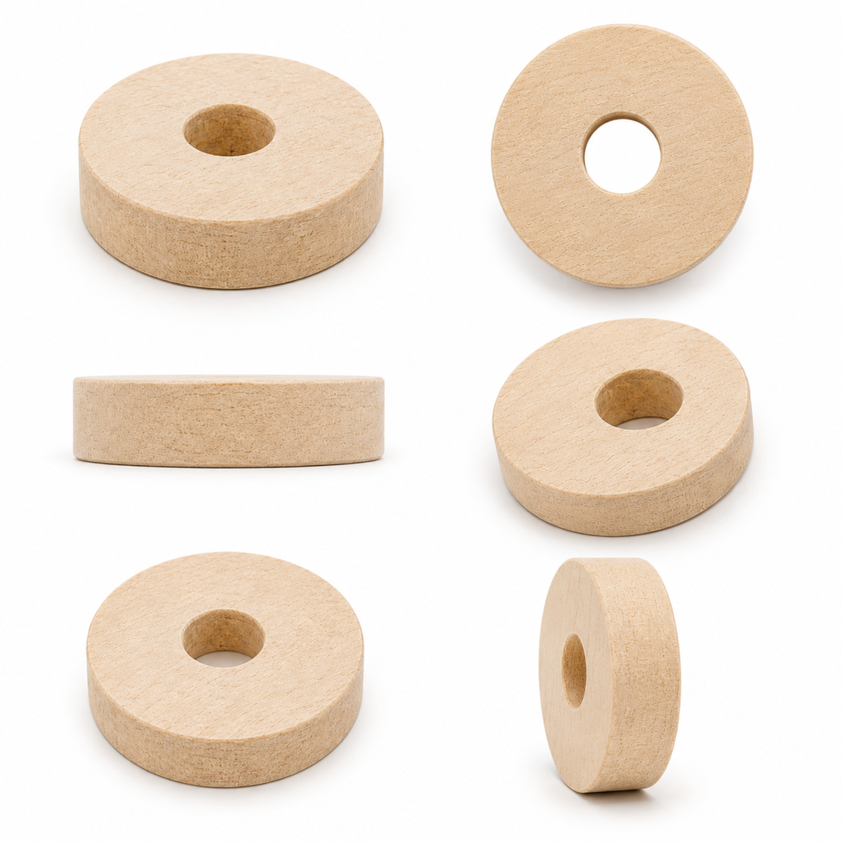 Pine Wood Wheels