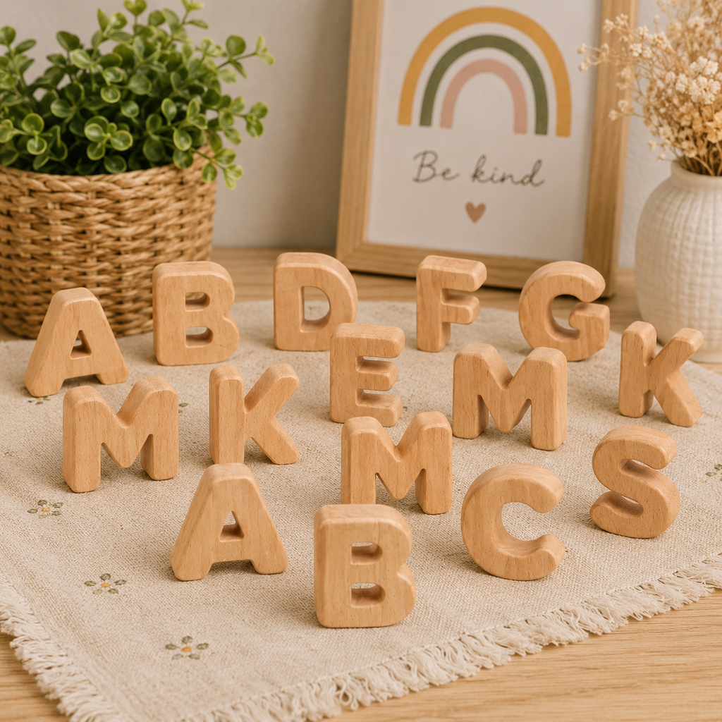 Wooden Alphabet Learning Set