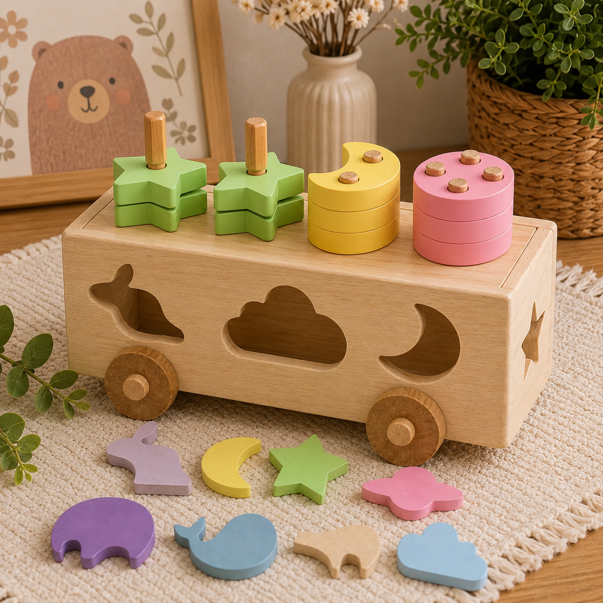 Wooden Shape Sorter