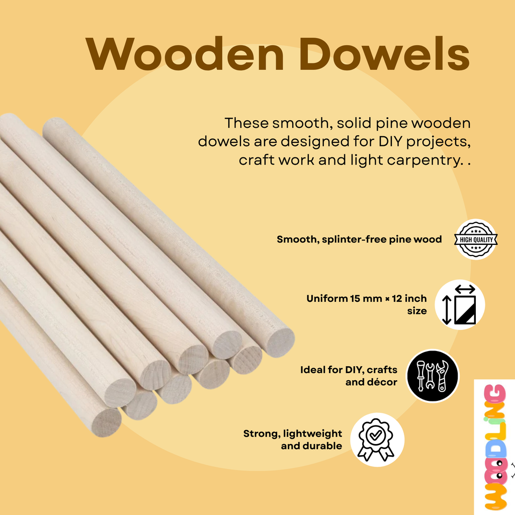 Dowel Rods – Pack of 5