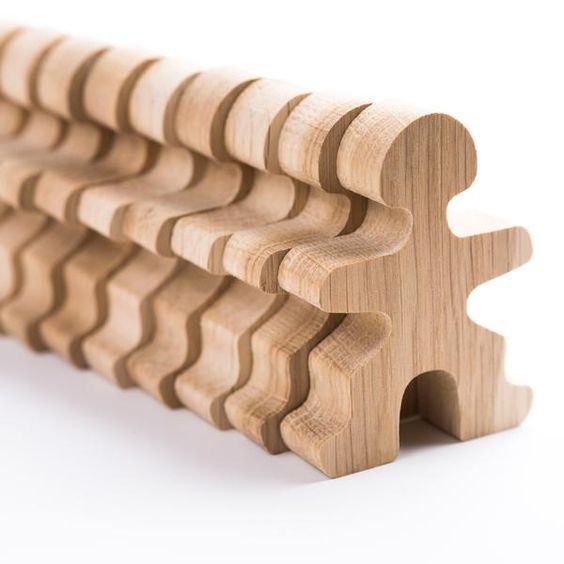 Wooden People Puzzle – Creative Stacking & Balance Game 15pcs