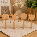 wooden Rattle with Handle